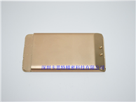 Special aluminum alloy die-casting anodized gold